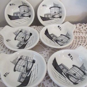 McNichol China Bell Telephone Laboratories Spoon rest/Tea bag caddy